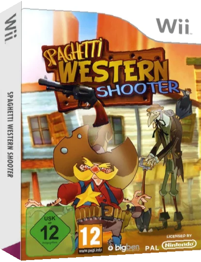 Spaghetti Western Shooter — box-3D (EU)