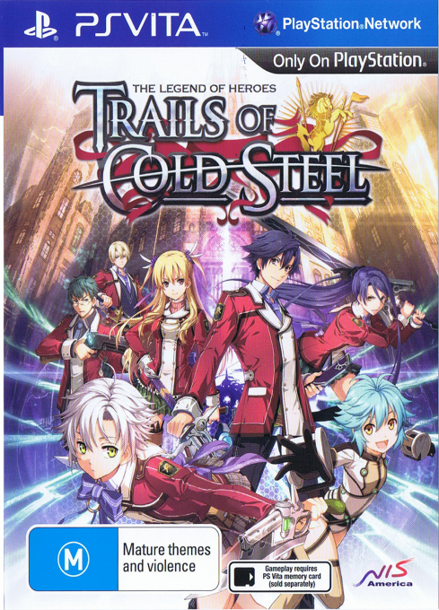 Legend Of Heroes - Trails Of Cold Steel, The box art