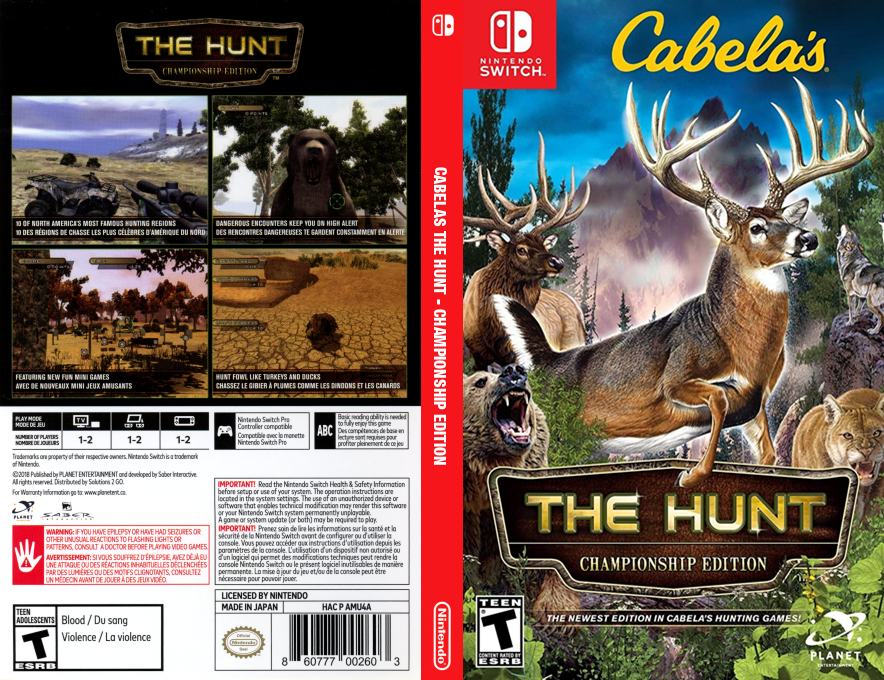 Cabelas The Hunt - Championship Edition — box-texture (US)