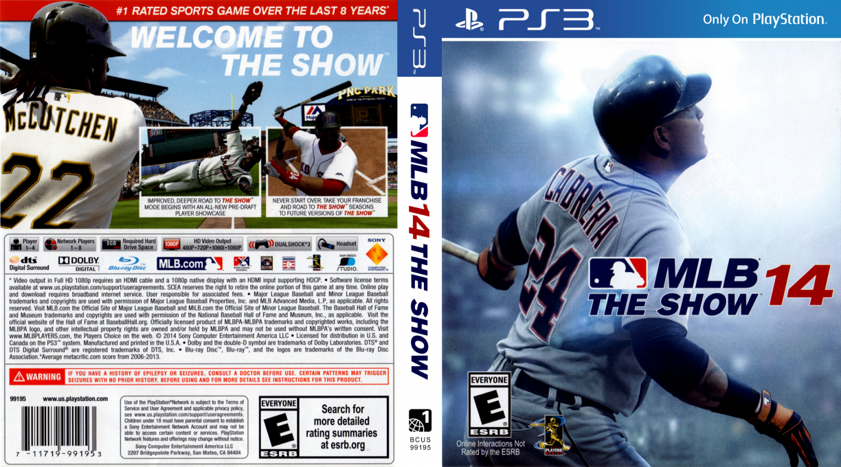 MLB 14 - The Show — box-texture (US)