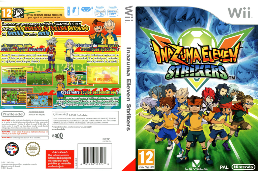 Inazuma Eleven Strikers — box-texture (FR)