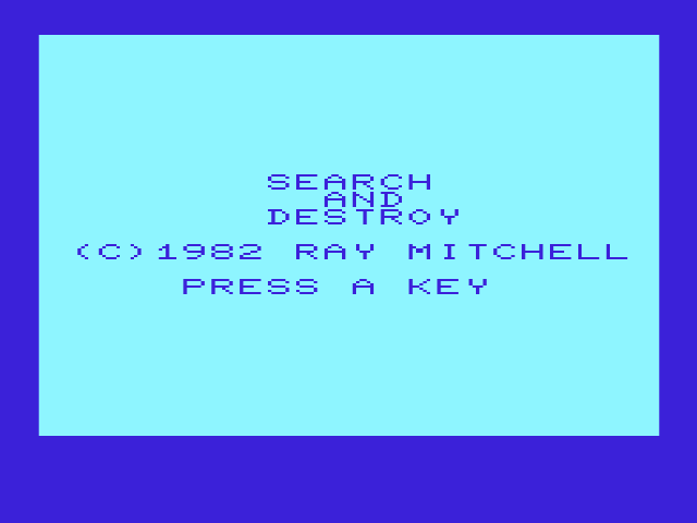 Search and Destroy — sstitle (WOR)