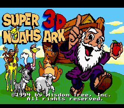 Super Noah's Ark 3d — sstitle (WOR)
