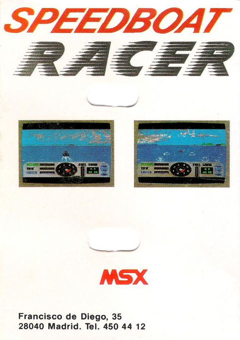 Speedboat Racer — box-2D-back (SP)