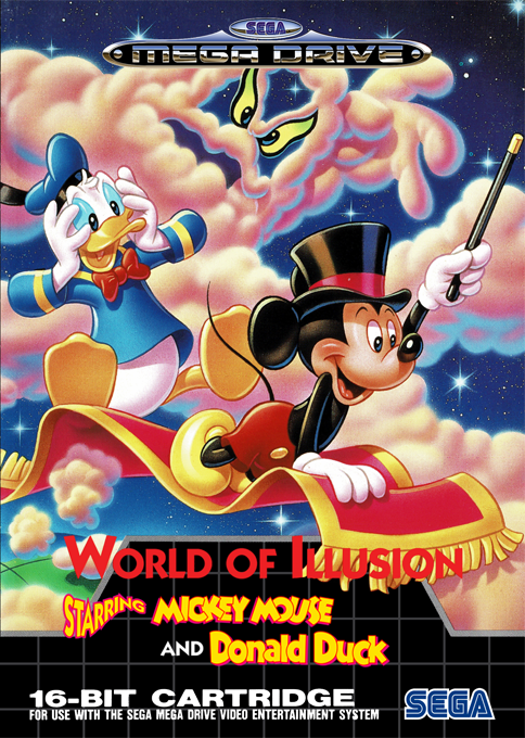 World Of Illusion Starring Mickey Mouse And Donald Duck — box-2D (EU)