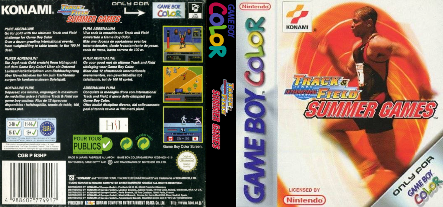 International Track & Field - Summer Games — box-texture (EU)