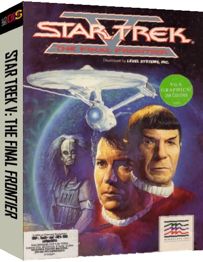 Star Trek 5 - The Final Frontier — box-3D (US)