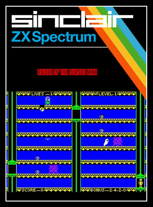 Raider of the Cursed Mine — box-2D (SS)