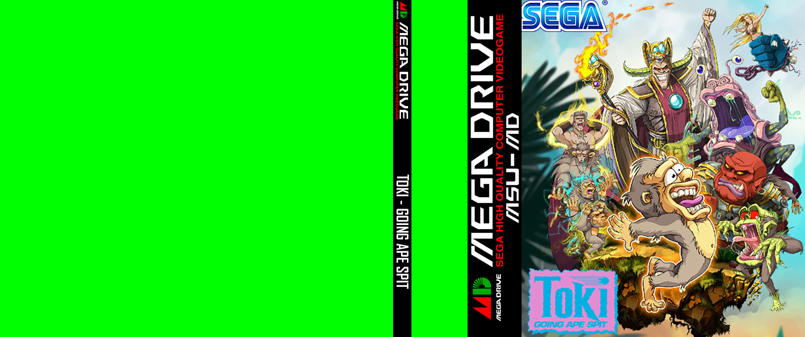 Toki : Going Ape Spit — box-texture (WOR)