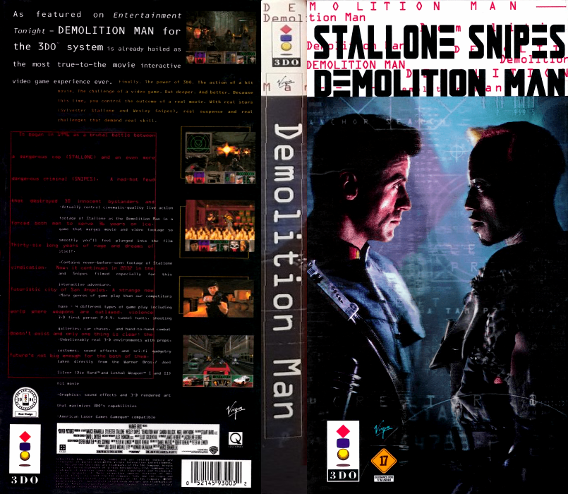 Demolition Man — box-texture (US)