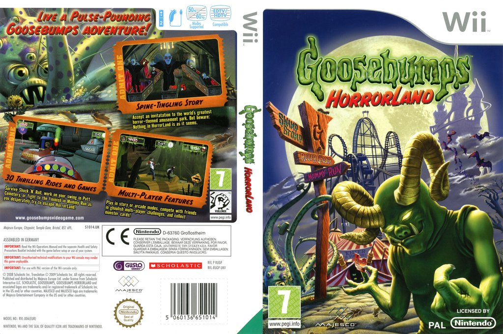 Goosebumps HorrorLand — box-texture (EU)