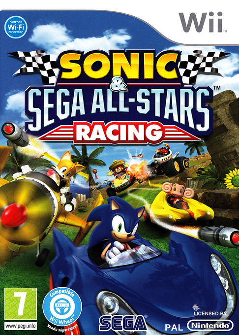 Sonic & Sega All-Stars Racing — box-2D (FR)