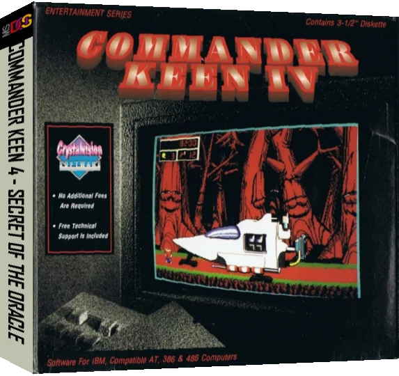 Commander Keen 4 - Secret Of The Oracle — box-3D (US)