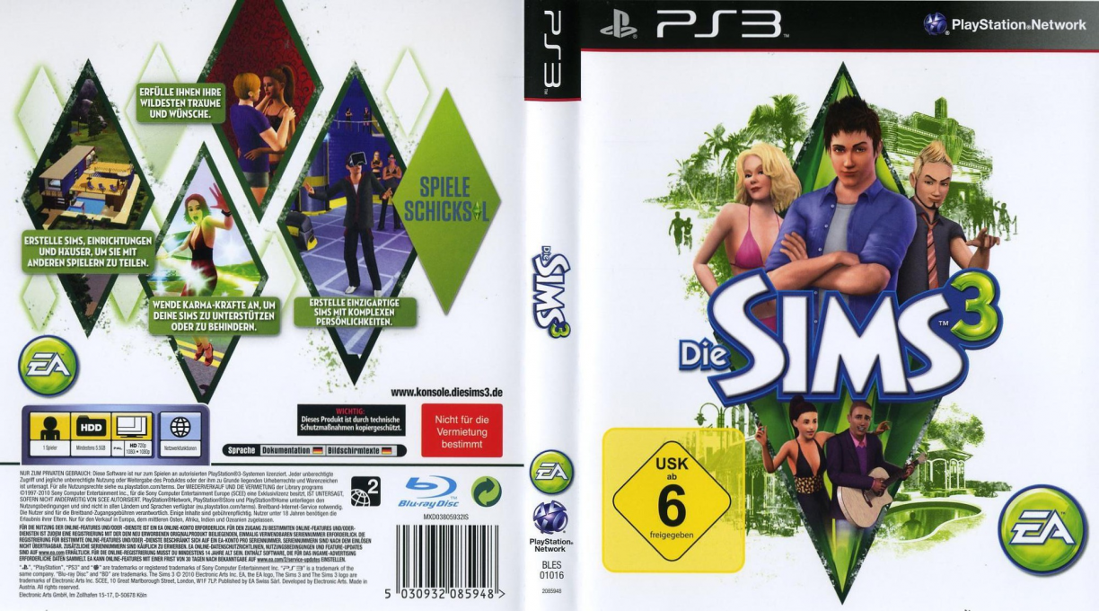 Sims 3, The — box-texture (DE)