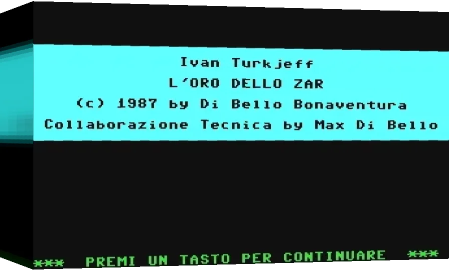 Ivan Turkjeff - Oro dello Zar, L — box-3D (WOR)