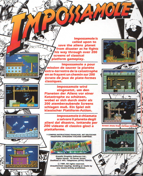 Impossamole — box-2D-back (EU)