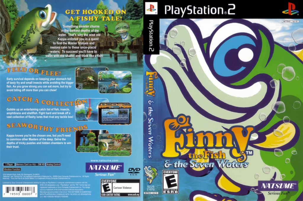 Finny the Fish & the Seven Waters — box-texture (US)