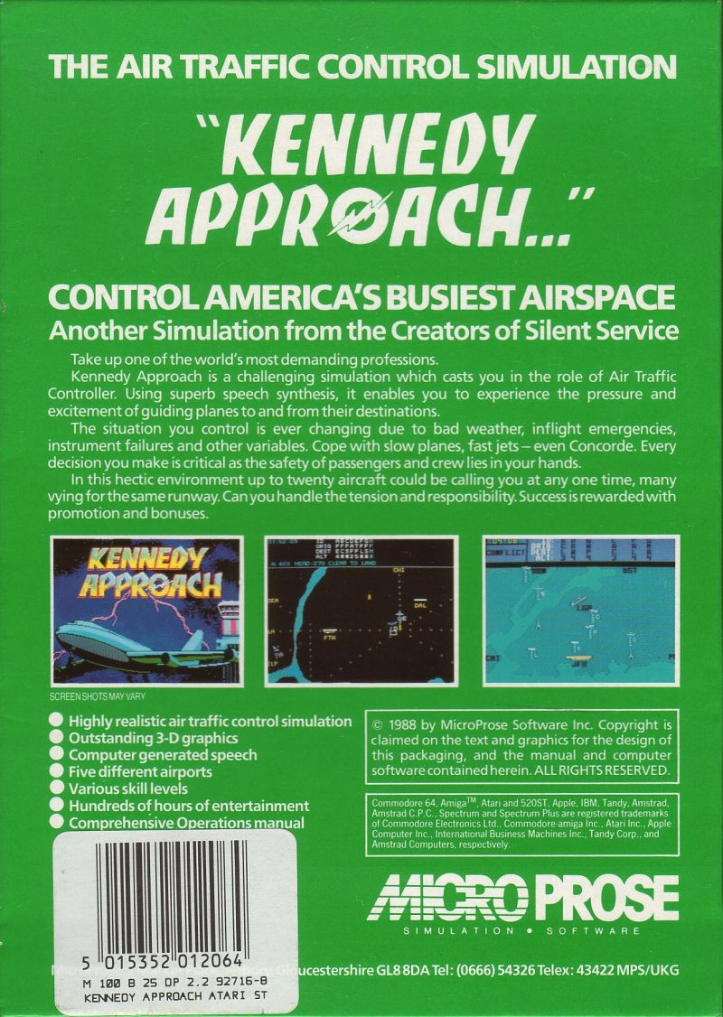 Kennedy Approach — box-2D-back (EU)