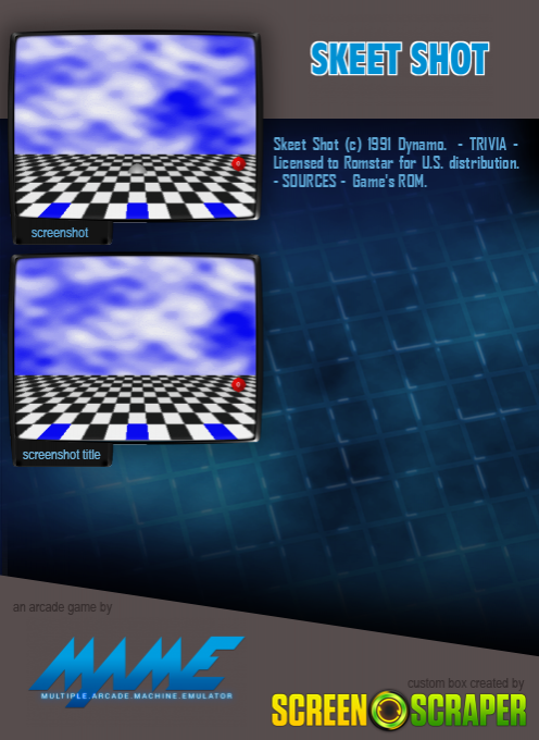 Skeet Shot — box-2D-back (SS)