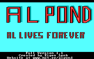 Al Pond 1: Al Lives Forever box art