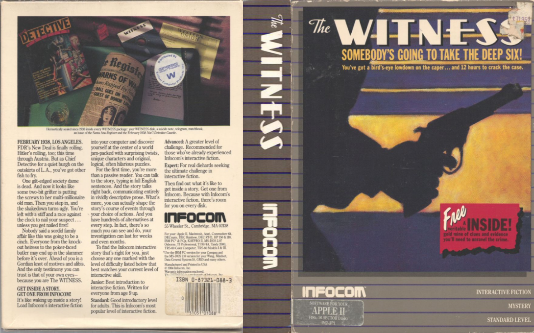 Witness, The — box-texture (US)