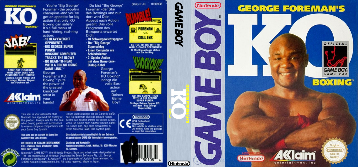 George Foreman's KO Boxing — box-texture (EU)