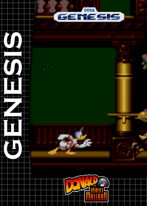 Donald in Maui Mallard — box-2D (SS)