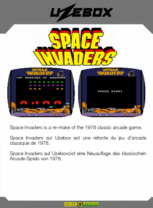 Space Invaders — box-2D-back (SS)